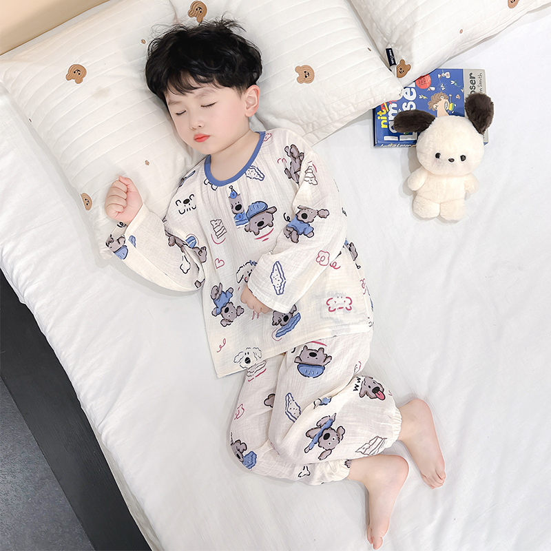 男童春秋款春季家居服睡衣新款