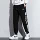 男士 潮流宽松直筒长裤 纯棉春秋季 束脚大码 子 休闲卫裤 啄木鸟运动裤