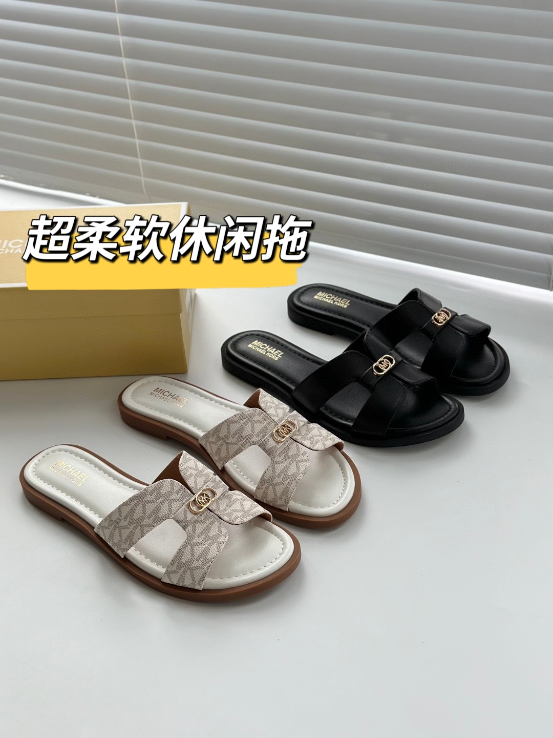 外单真皮拖鞋女夏外穿时尚百搭复古牛筋底平跟室外罗马凉拖一字拖