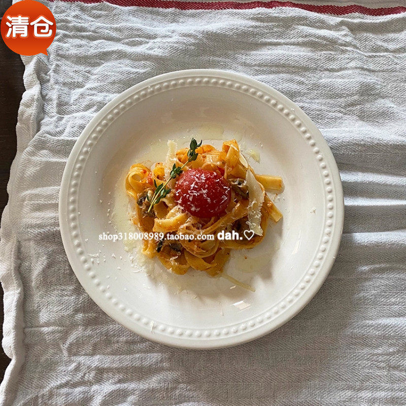 盘子法式高级感早餐盘