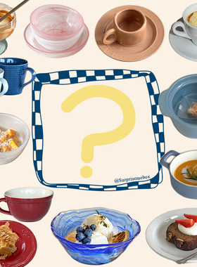 走失的blue 餐具盲盒 陶瓷玻璃金属餐具盘子碗玻璃杯