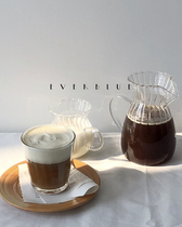 everblue手冲美式咖啡壶 玻璃冷水壶 小奶壶玻璃奶盅果汁罐