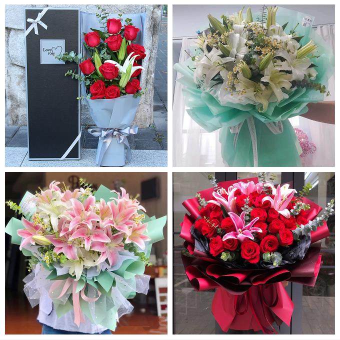 北京市石景山区鲁谷八宝山老山同城鲜花店玫瑰香水百合送女友闺蜜