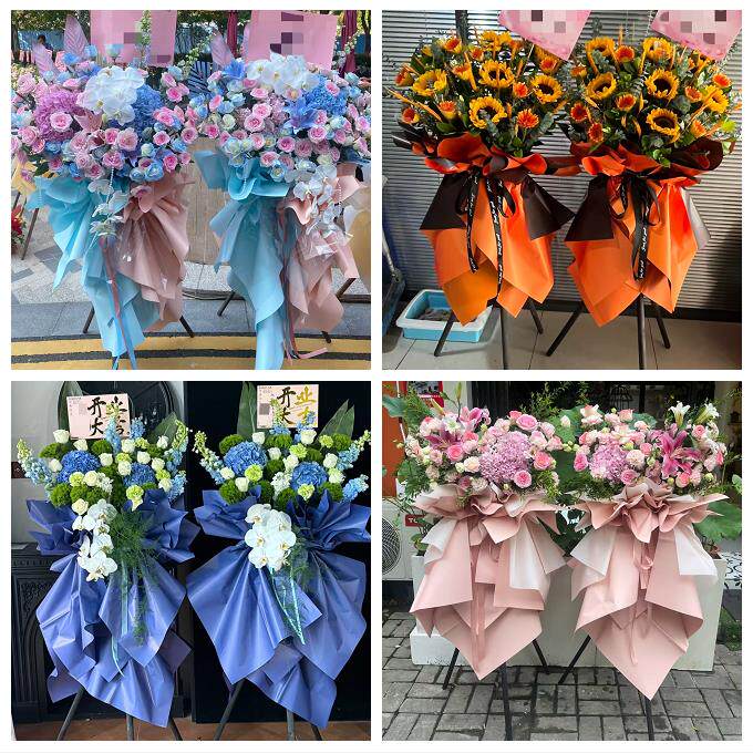 送昆明市宜良县石林县嵩明县同城鲜花店订开业花篮送朋友公司开张