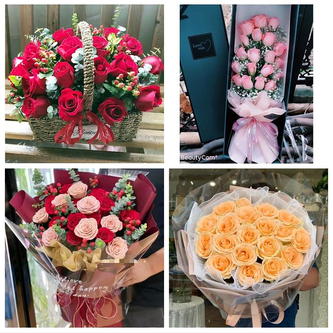 广西河池市金城江宜州区南丹县同城鲜花店送玫瑰表白男女朋友生日