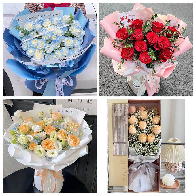 宁夏中卫市沙坡头区中宁海原县同城鲜花店圣诞平安夜玫瑰花束礼盒