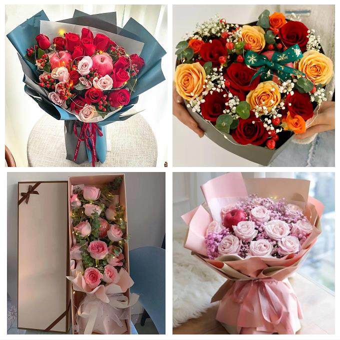 恩施州恩施市利川建始巴东县同城鲜花店平安夜玫瑰礼盒送女友老婆