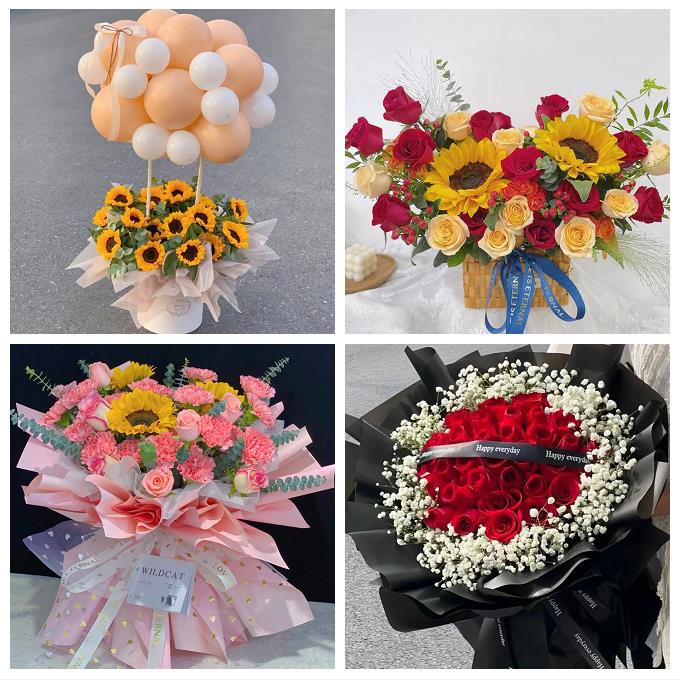 吉林昌邑龙潭船营丰满区永吉同城鲜花店玫瑰向日葵送闺蜜朋友生日