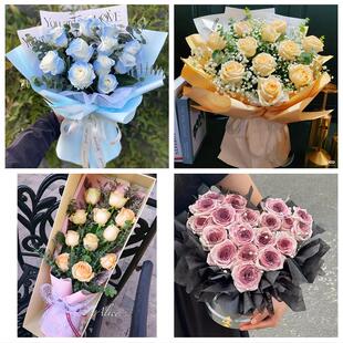 上海长宁区华阳路江苏路新华路同城花店订38玫瑰鲜花送老婆女朋友