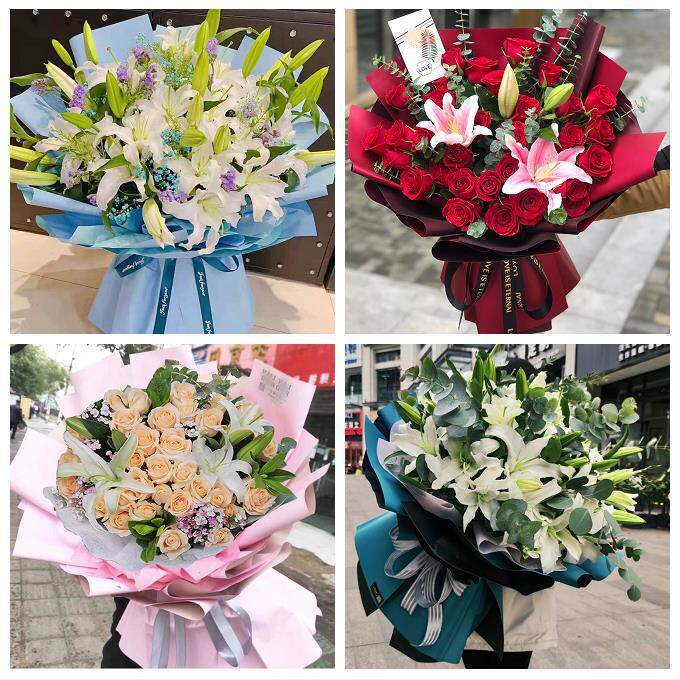 南充市顺庆高坪嘉陵区阆中市同城鲜花店订玫瑰百合送女友老婆生日