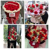 陕西咸阳市彬县长武县旬邑县同城鲜花店情人节玫瑰花束礼盒送女友