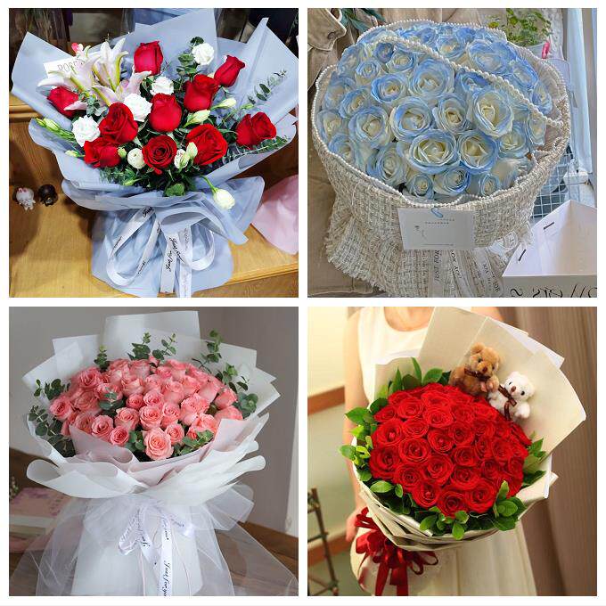 山西吕梁市交口县孝义市汾阳市同城鲜花店送11朵33枝玫瑰表白女友