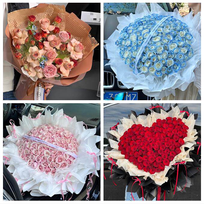 辽宁锦州黑山县义县凌海北镇市同城花店订38玫瑰鲜花送老婆女朋友