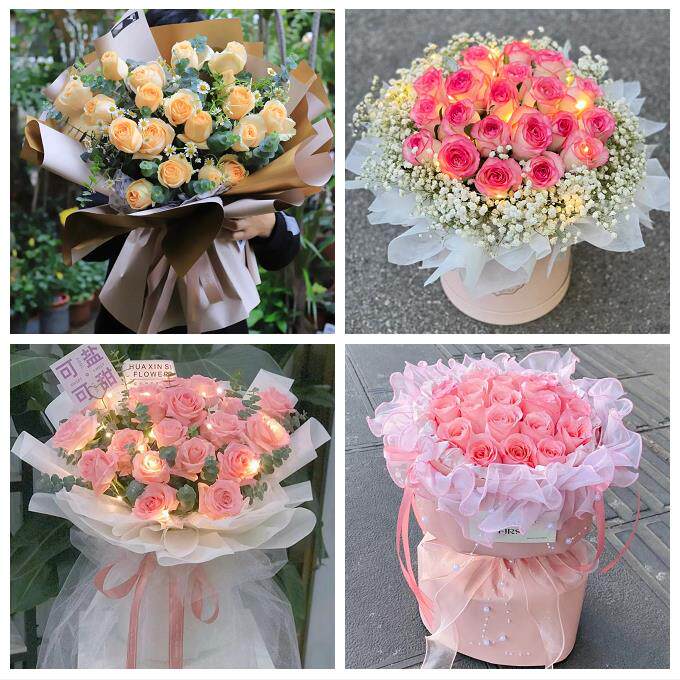 送深圳市光明新区公明龙华镇同城鲜花店送女朋友520玫瑰花束礼盒