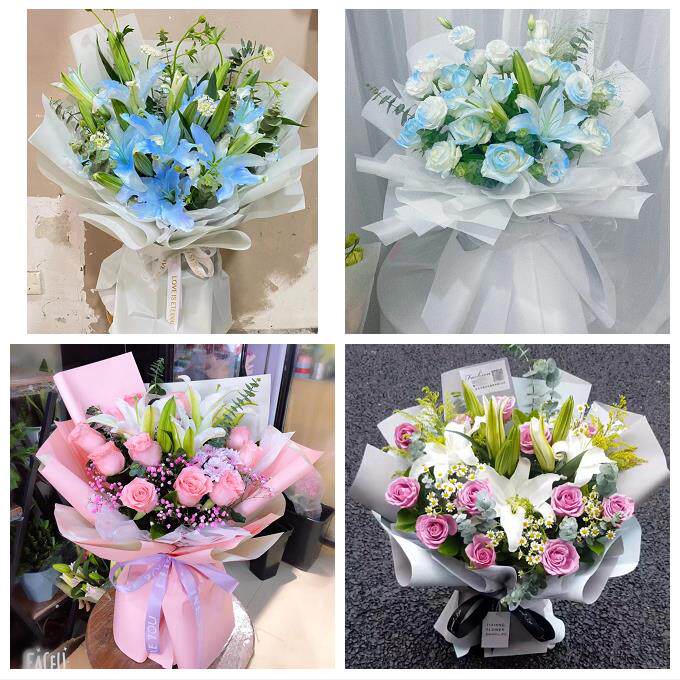 湛江市赤坎霞山区坡头麻章区同城鲜花店订玫瑰百合送女友老婆生日