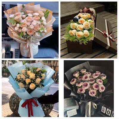 北京朝阳区呼家楼三里屯左家庄同城鲜花店送11朵33枝玫瑰表白女友