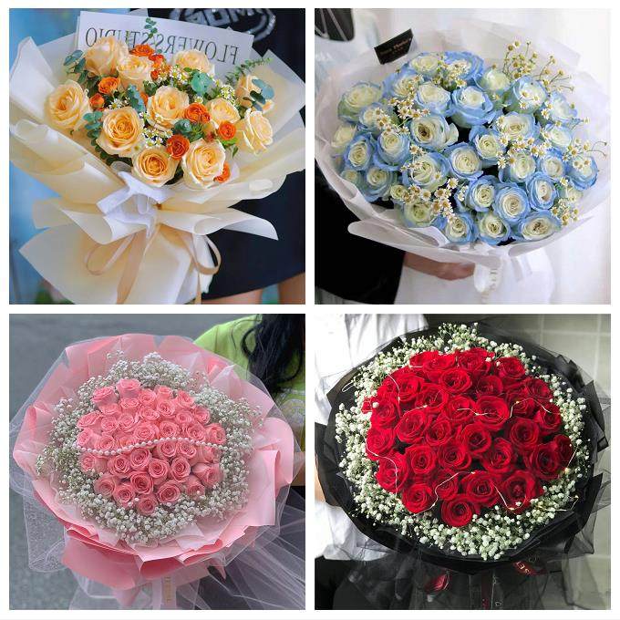 送徐州市鼓楼区云龙区贾汪区同城鲜花店情人节玫瑰花束礼盒送女友