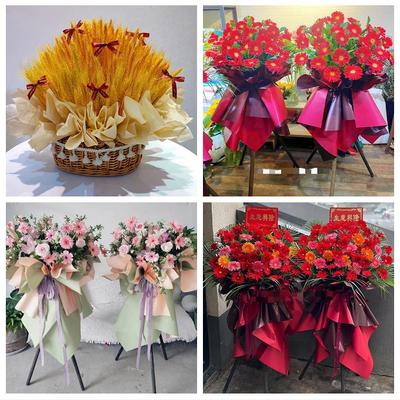 大麦开业花篮送公司乔迁江西鹰潭市月湖区余江区贵溪市同城鲜花店
