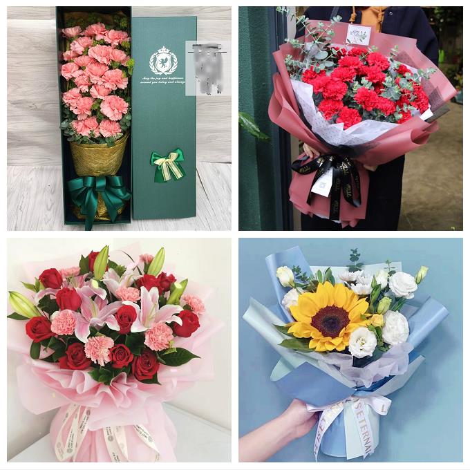 宁夏省吴忠市同心县青铜峡市鲜花店同城配送老师长辈向日葵康乃馨