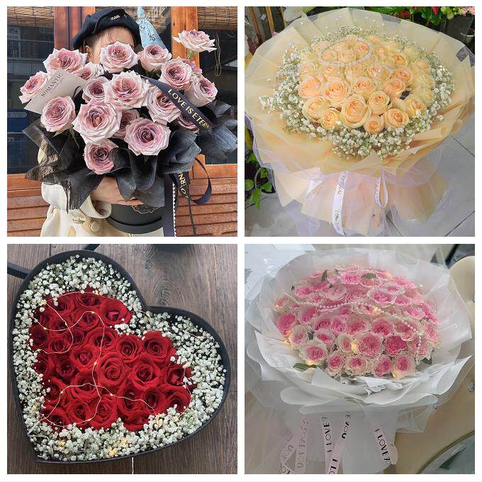 广东深圳市龙华区大浪福城观澜鲜花店同城配送女朋友情人节红玫瑰