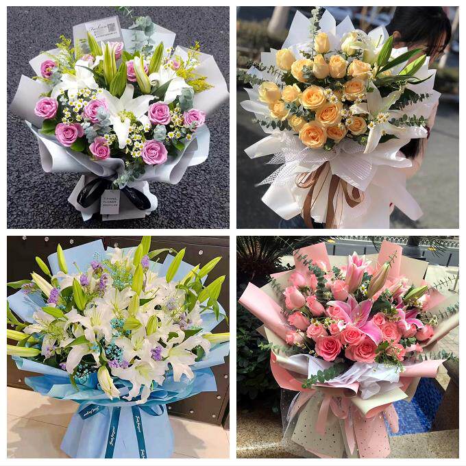 菏泽牡丹定陶区曹县单县成武同城鲜花店订玫瑰百合送女友老婆生日