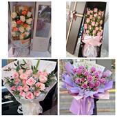 上海杨浦区定海平凉路江浦路同城鲜花店情人节玫瑰花束礼盒送女友