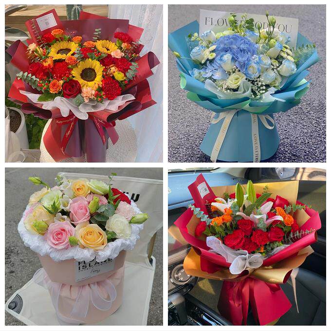 江西抚州市宜黄金溪资溪广昌县同城鲜花店向日葵玫瑰混搭生日花束