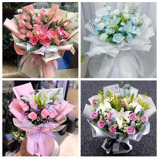 六盘水钟山六枝特区水城盘县同城鲜花店订玫瑰百合送女友老婆生日