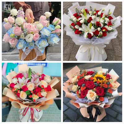 送普洱市孟连县澜沧县西盟县同城鲜花店玫瑰向日葵绣球送朋友生日