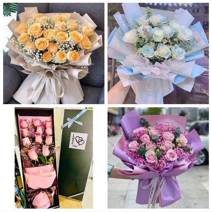 江苏徐州市鼓楼云区龙区贾汪区鲜花店同城配送女朋友草莓玫瑰花束