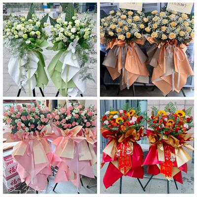 上海长宁区新华周家桥天山路同城鲜花店订开业花篮送朋友公司乔迁