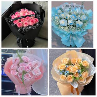 湘潭市雨湖岳塘区九华湘潭县同城鲜花店情人节送老婆玫瑰表白女友