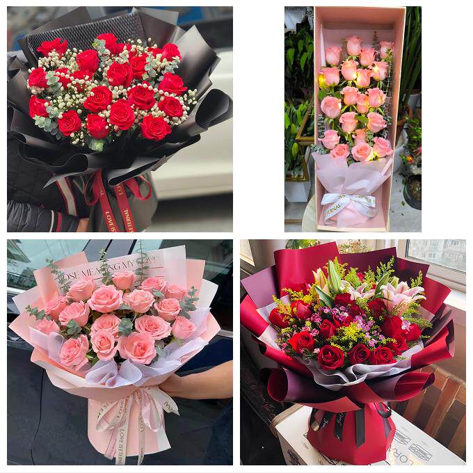 广东湛江市赤坎区霞山区坡头区同城花店订38玫瑰鲜花送老婆女朋友