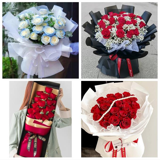 山东淄博周村区桓台高青沂源县鲜花店同城配送女朋友情人玫瑰花束