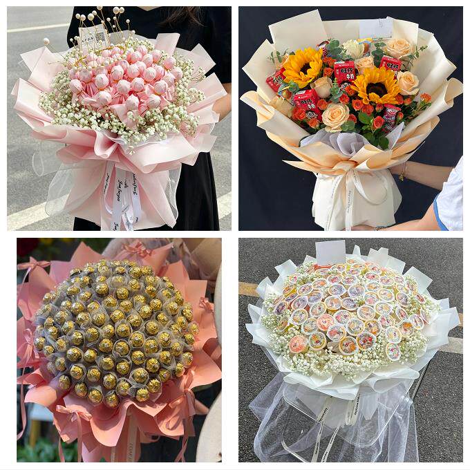 北京石景山区广宁五里坨鲁谷同城鲜花店61儿童节鲜花零食饮料花束