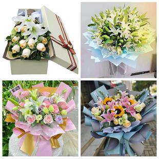 吕梁市离石区文水交城县兴县同城鲜花店订玫瑰百合送女友老婆生日