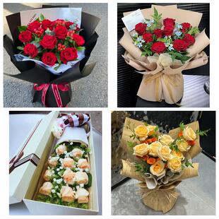 送晋城市陵川县泽州县高平市同城鲜花店情人节送老婆玫瑰表白女友