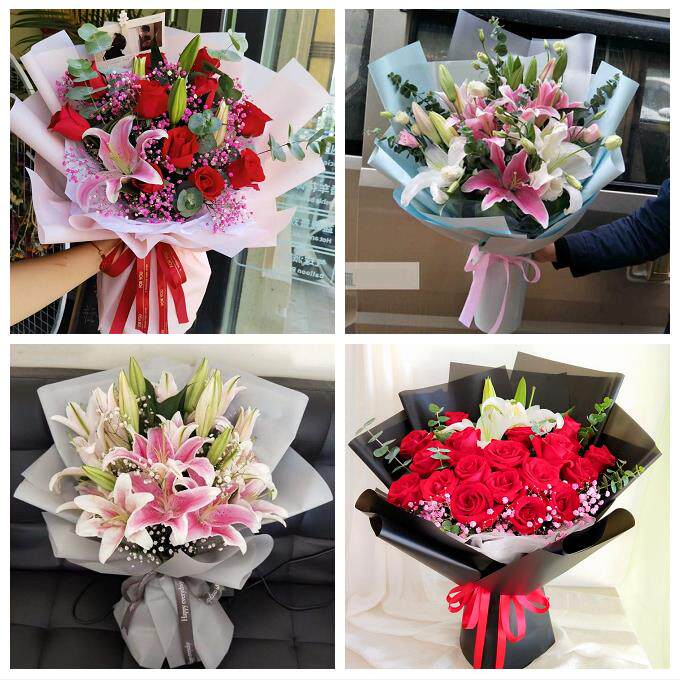 天津南开向阳路嘉陵道王顶堤同城鲜花店订玫瑰百合送女友老婆生日