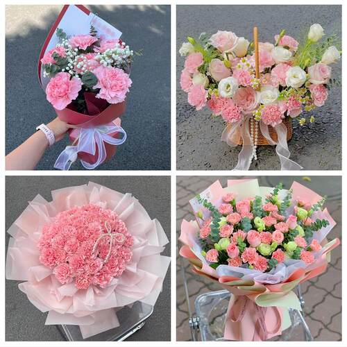 母亲节送妈妈康乃馨花束亳州市谯城区涡阳县蒙城利辛县同城鲜花店