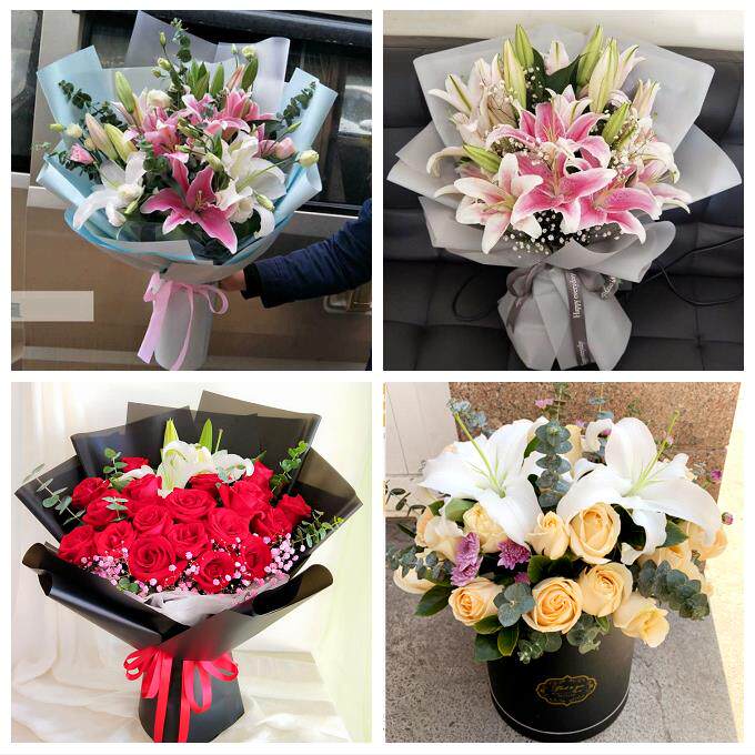 重庆市九龙坡区谢家湾石坪桥同城鲜花店订玫瑰百合送女友老婆生日
