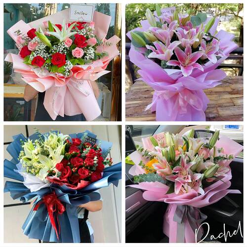 送武汉市江夏区黄陂区新洲区同城鲜花店订玫瑰百合送女友老婆生日