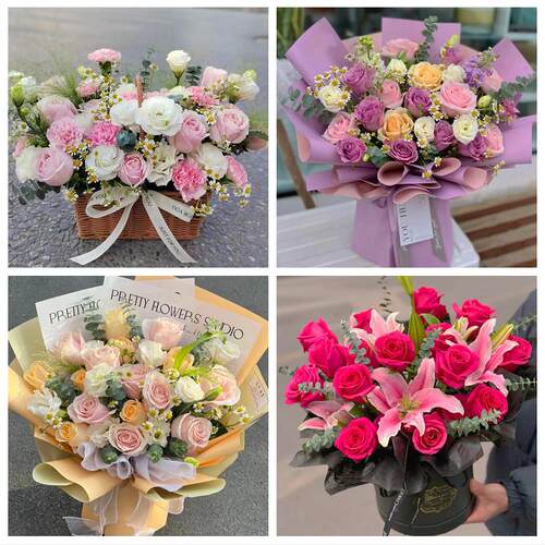 深圳罗湖区黄贝东门南湖桂园同城鲜花店玫瑰向日葵绣球送朋友生日