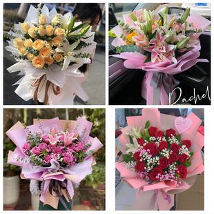 商洛市商州区洛南丹凤商南县同城鲜花店订玫瑰百合送女友老婆生日
