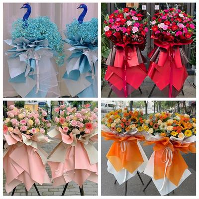 南充南部营山蓬安仪陇西充县鲜花店同城配送商务周年庆典开业花篮