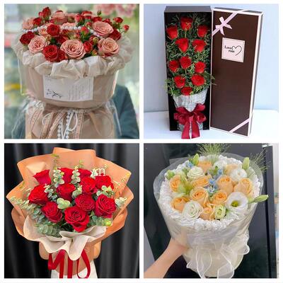 枣庄市台儿庄区山亭区滕州市同城鲜花店三八玫瑰送闺蜜女朋友老婆