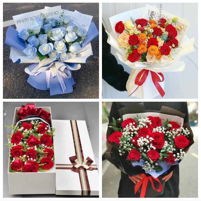 送宜宾市江安长宁县高县珙县同城鲜花店11朵19红玫瑰七夕节送老婆