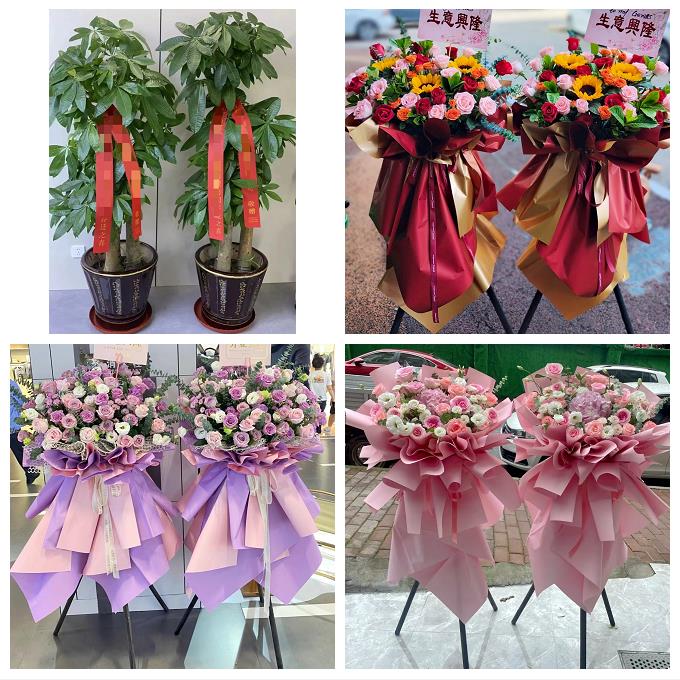 郑州上街惠济区中牟县巩义市同城鲜花店新店开业花篮公司乔迁开张