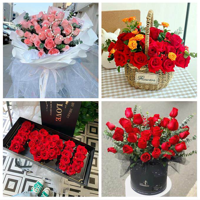 上海市杨浦区延吉新村殷行大桥同城鲜花店纪念日送玫瑰花女友生日
