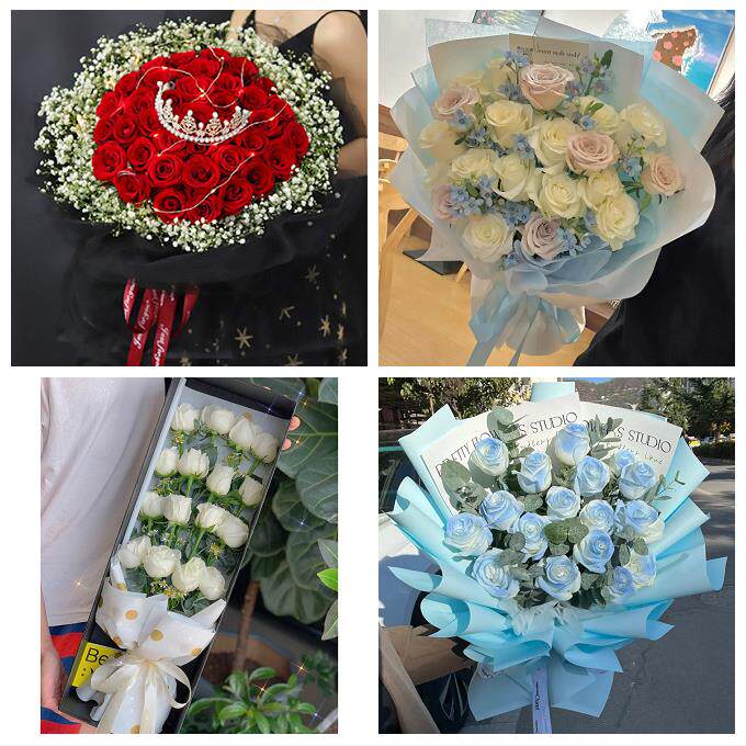 玫瑰花束表白女友老婆生日陕西咸阳市彬县长武县旬邑县同城鲜花店