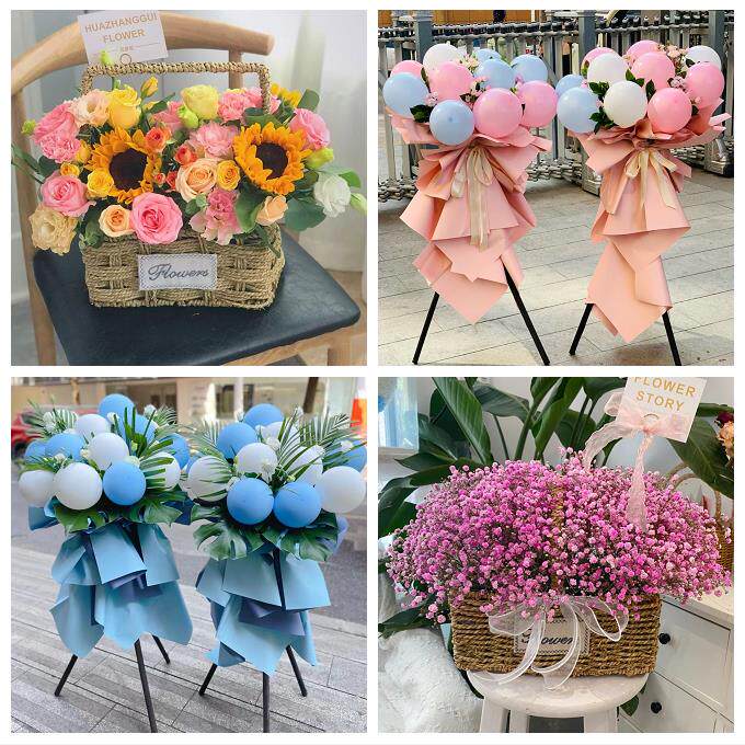 中卫市沙坡头区中宁县海原县鲜花店同城配送大麦开业花篮公司乔迁